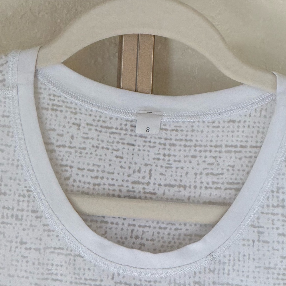 Lululemon Timeless Classic Tank Top – White Size 8 - Picture 3 of 9